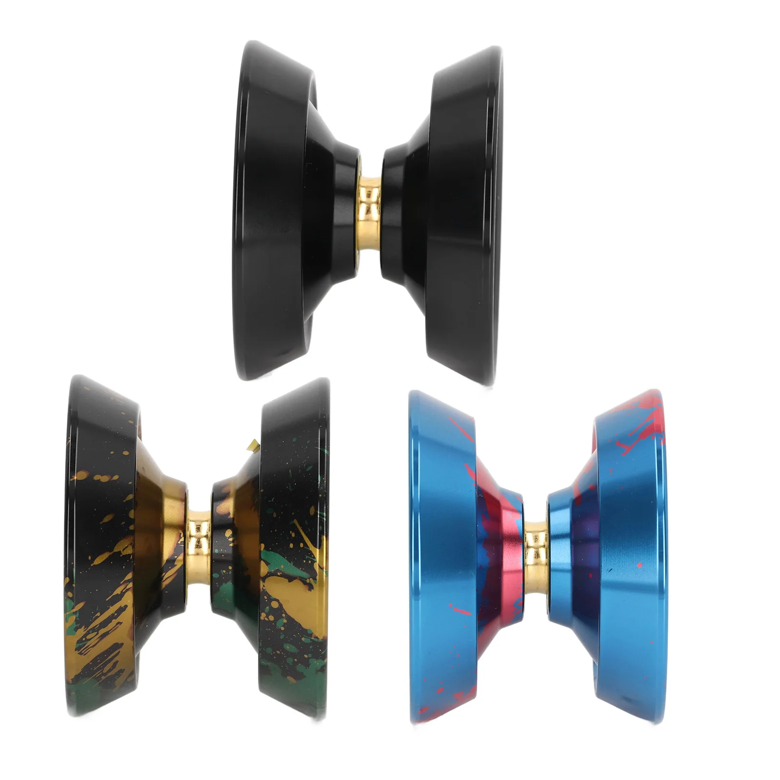 YoYo Ball – boule en alliage d'aluminium insensible, avancée, sans décoloration, exquise pour la compétition avec gants, 3 cordes