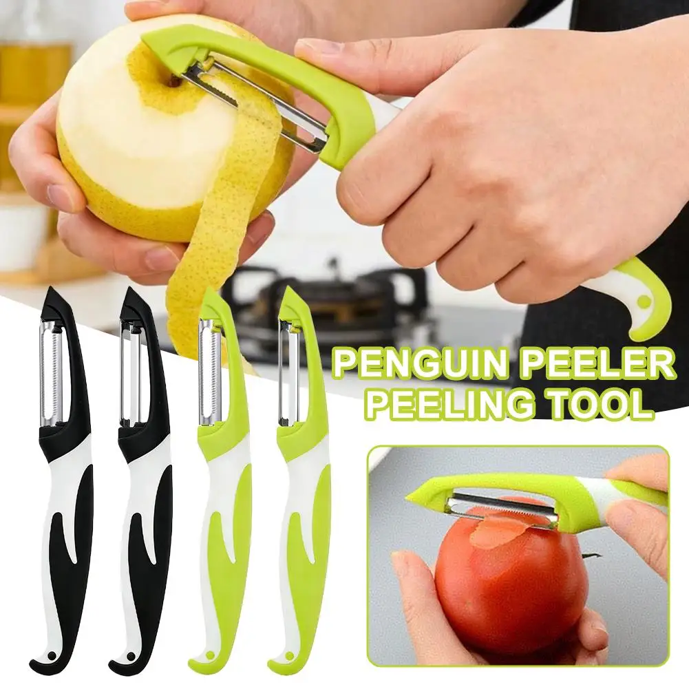 Multi-functional Vegetable Peeler Stainless Steel Potato Fruit Peeler Sharp Blade Ergonomic Kitchen Tool for Home Cooking