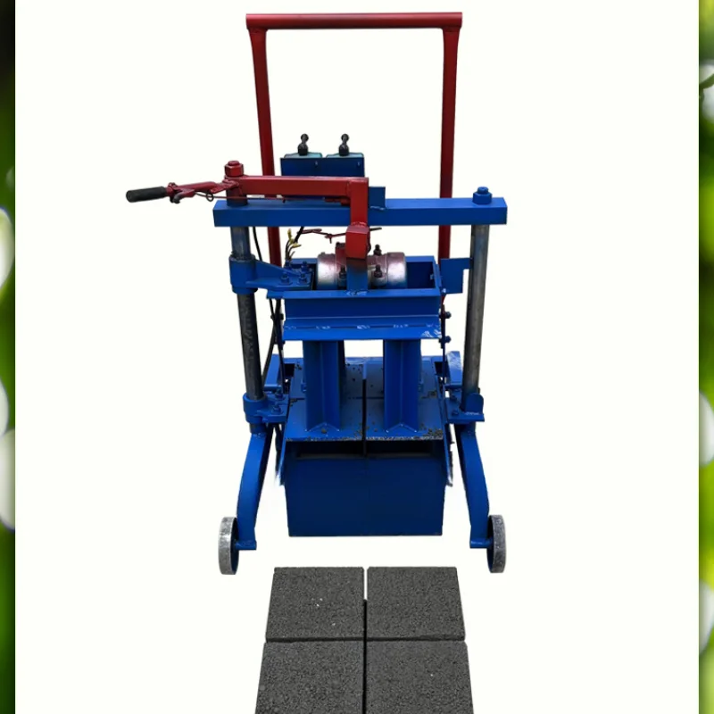 

Semi-automatic no-burn Concrete block Small square hole cement brick making machine