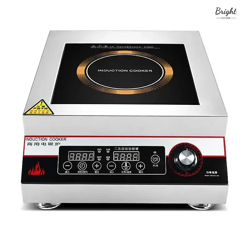 5000W High-Power Induction Cooker New Commercial Hotel Brine Soup Stove Electromagnetic Cooker Flat Induction Cooktop