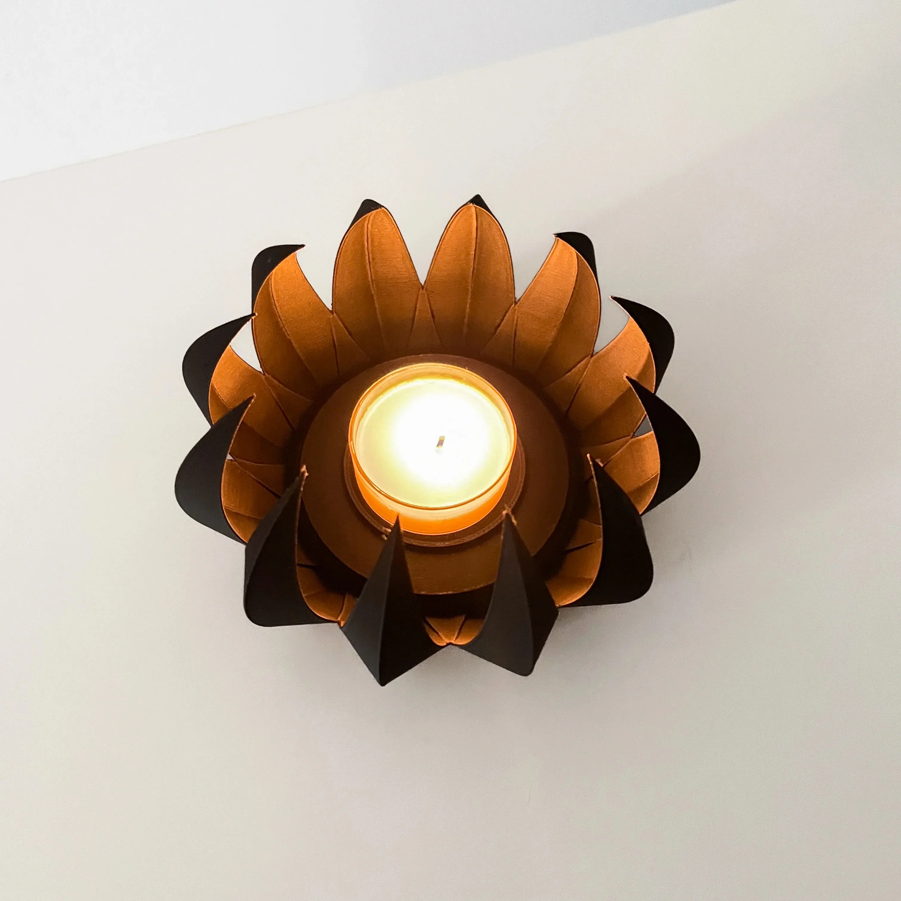 

3D Printed Candle Holders Special Tabletop Candle Decorations PLA Candle Holders Cutout Candle Covers Home Wedding Decorations