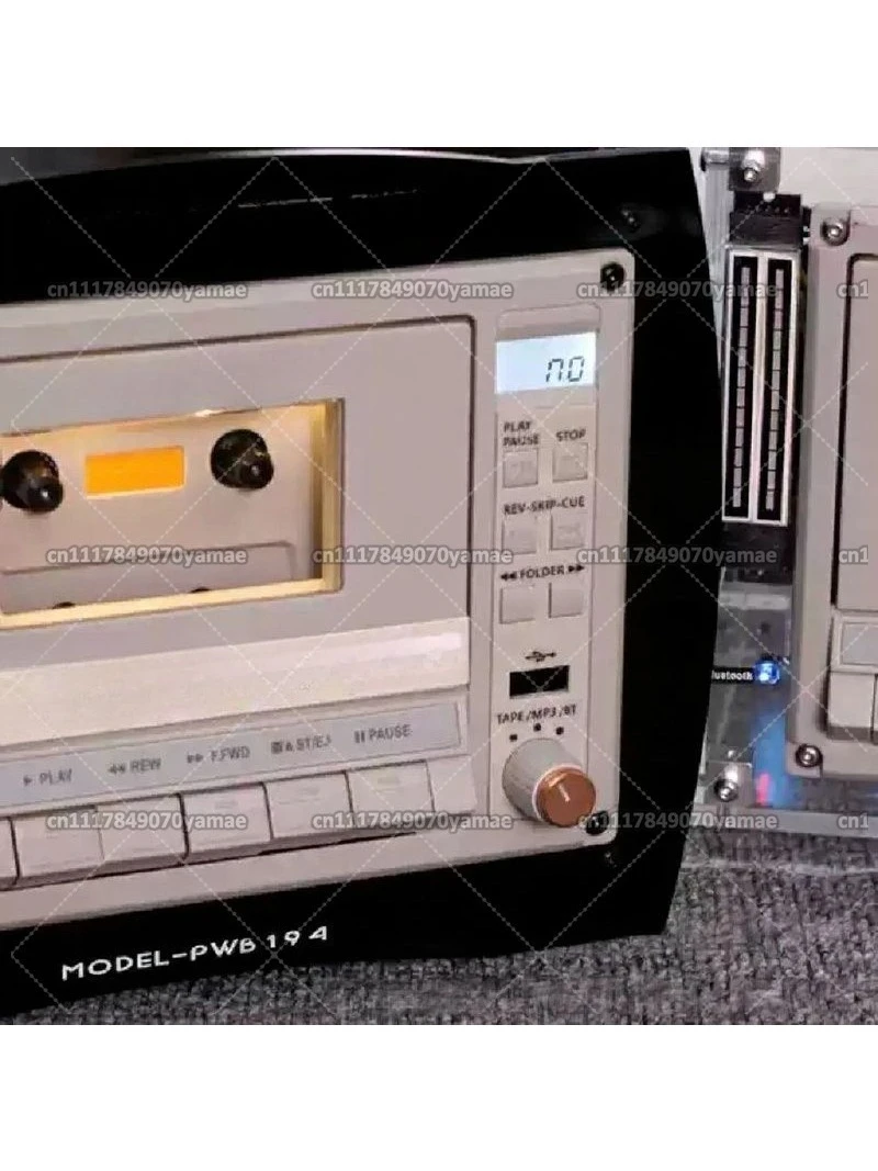 Nostalgic Mini Cassette Player Bluetooth Audio Recorder Vintage Music Playback Device