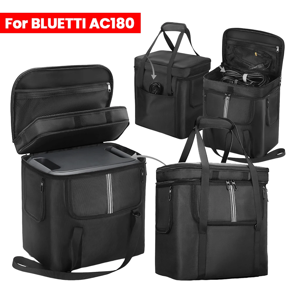 

Чехол для переноски портативной электростанции BLUETTI AC180, дорожная сумка, защитный чехол с плечевым ремнем и ручкой