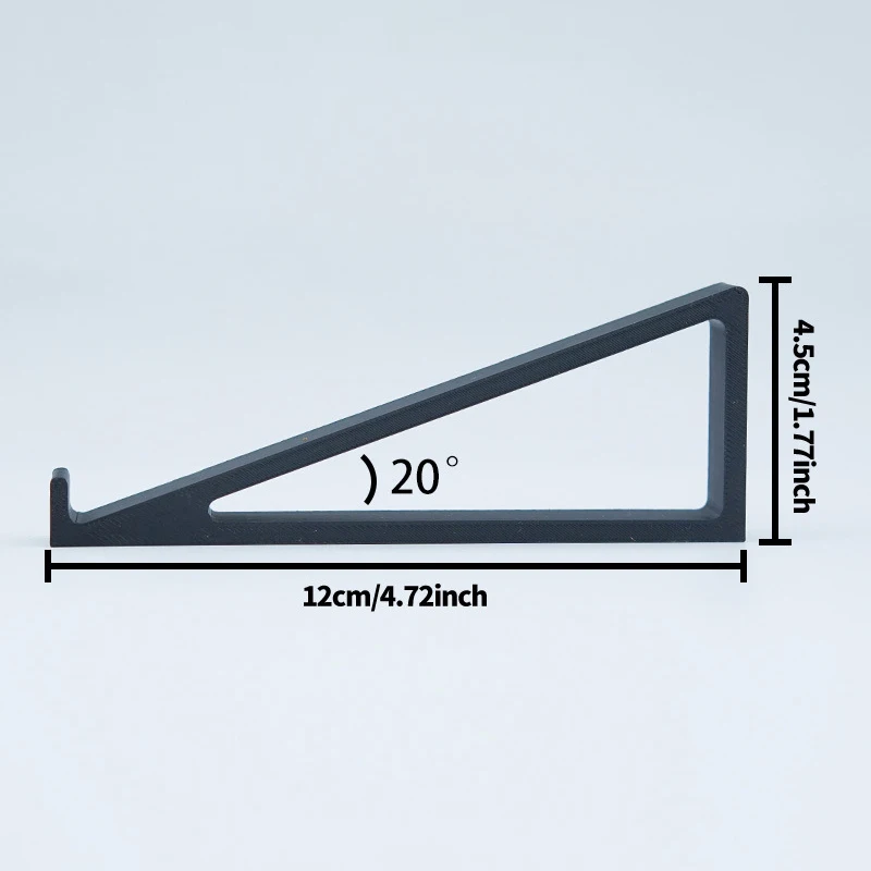 1 Pair Portable Keyboard Elevated Stand Raised Keyboard Angle Plastic Computer Keyboard Riser Monitor Holder Comfortable Typing