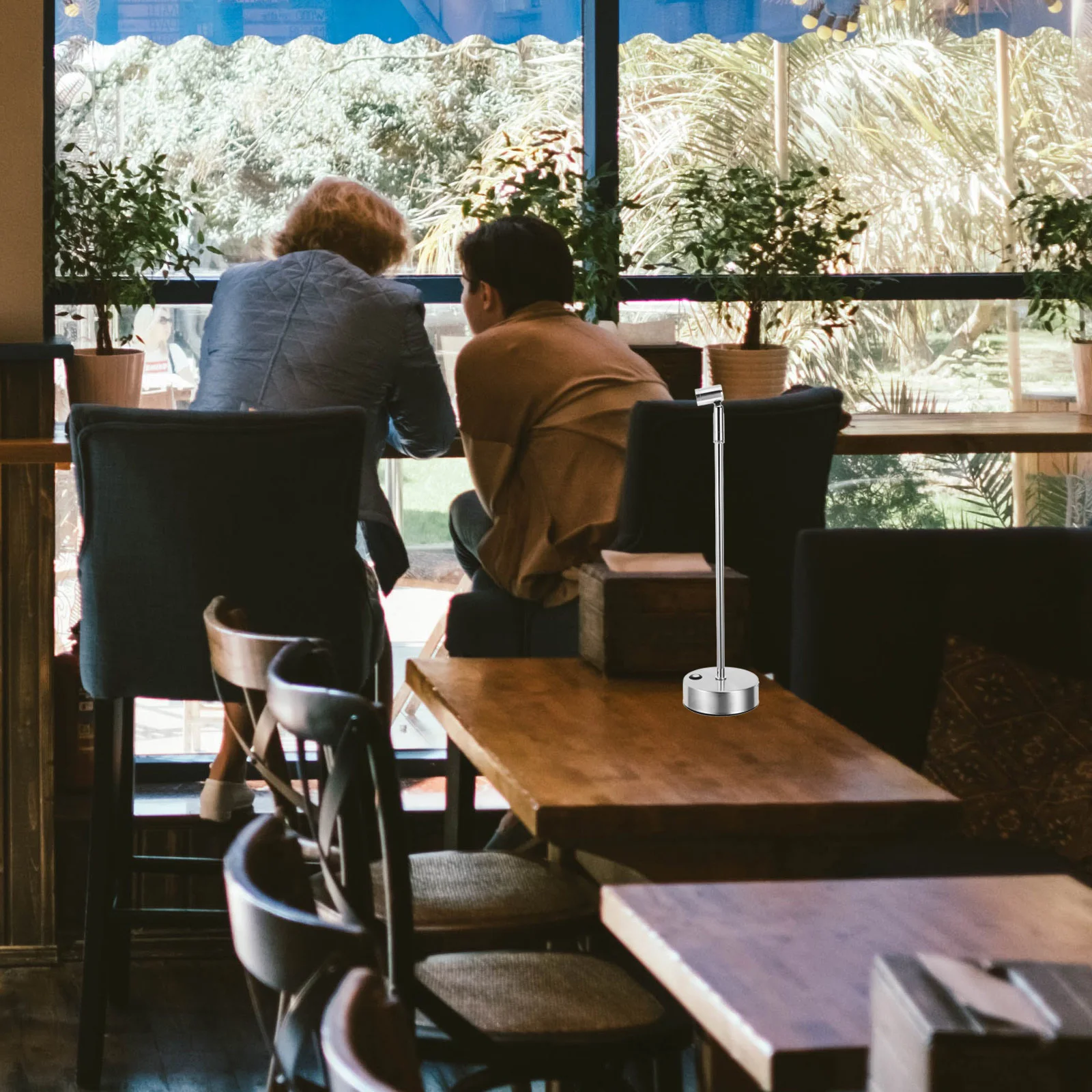 

Led Rechargeable Table Lamp Small High Pole Desktop Spotlight For Bedroom Coffee Shop Bar Decor Cordless Reading Light