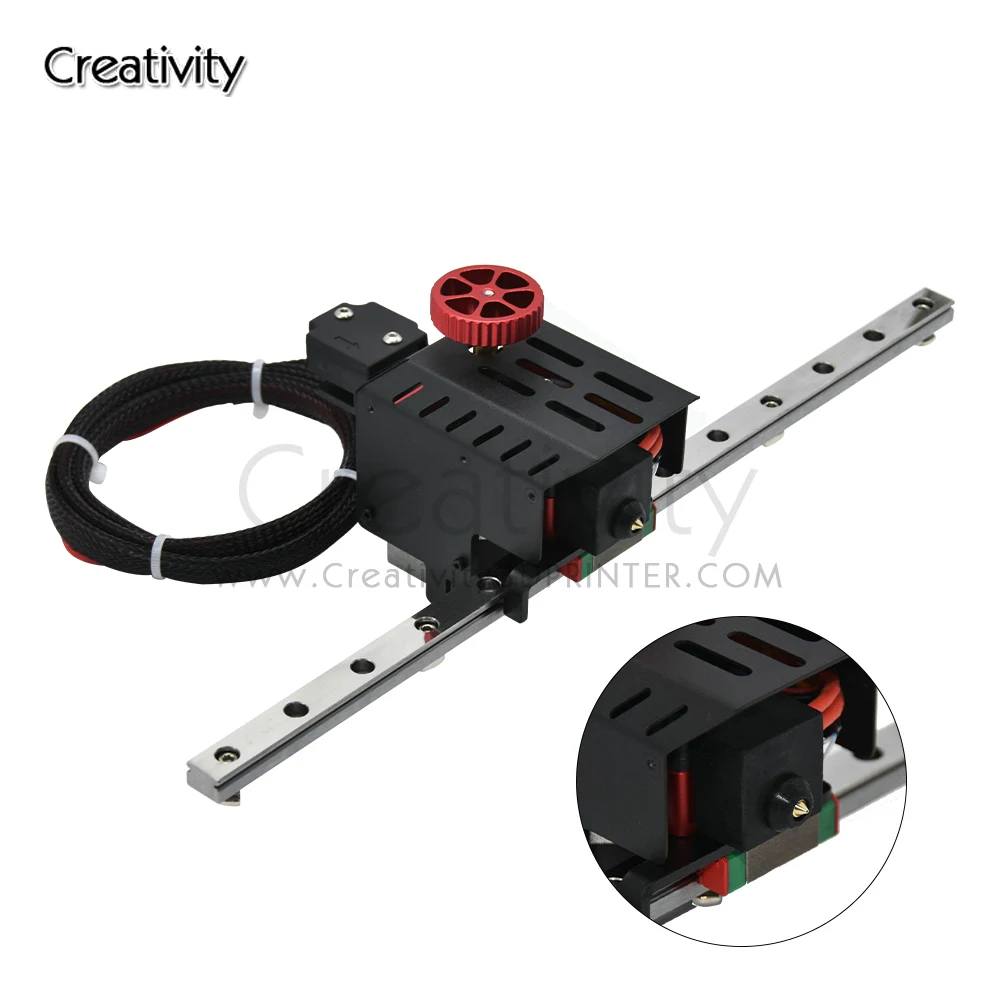 

NEW 3d printer parts Ender3/CR10 Direct Extruder Hotend Kit All-in One High-Speed With MGN12C Linear Rail MK8 Hotend kit