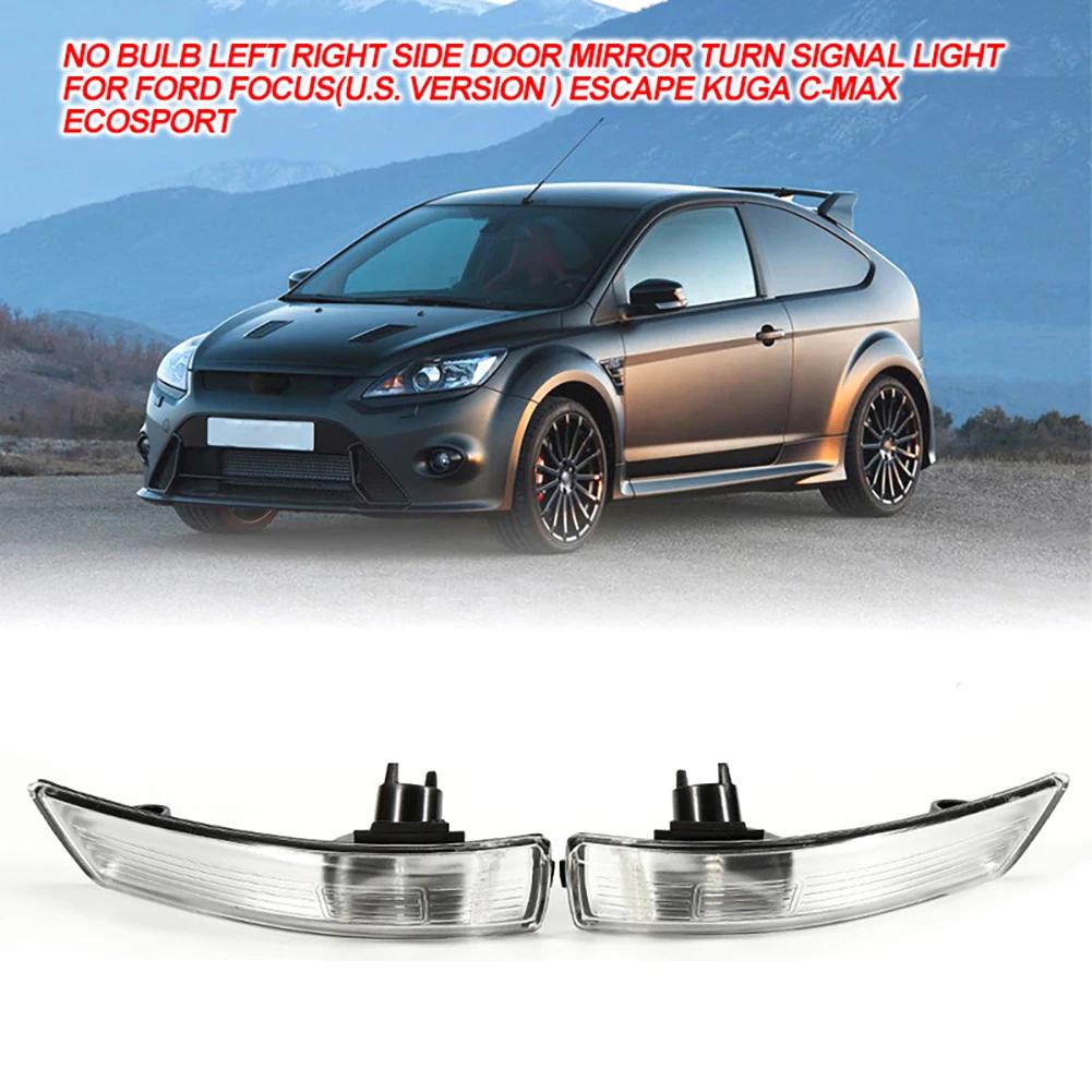 Car Mirror Turn Signal Corner Light Lamp Cover Shade Screen for Ford Focus 2 3 2012-2018 Mondeo 2007 - 2013 Rear Mirror LED Lamp