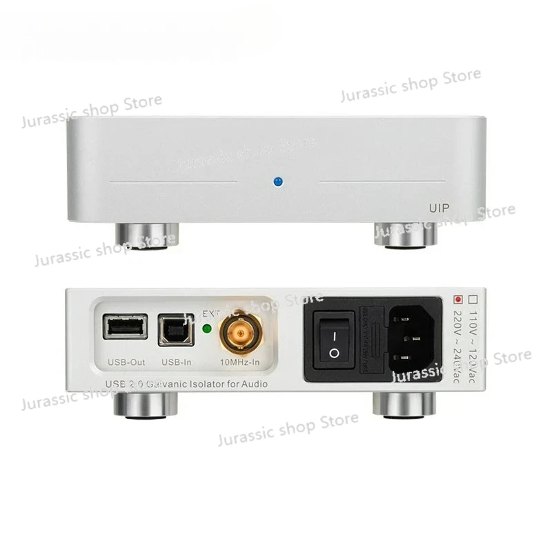 

Black UIP Hi-End USB2.0 Galvanic Isolator ADuM4165 High Speed 480M Audio Purifier OCXO Clock Input