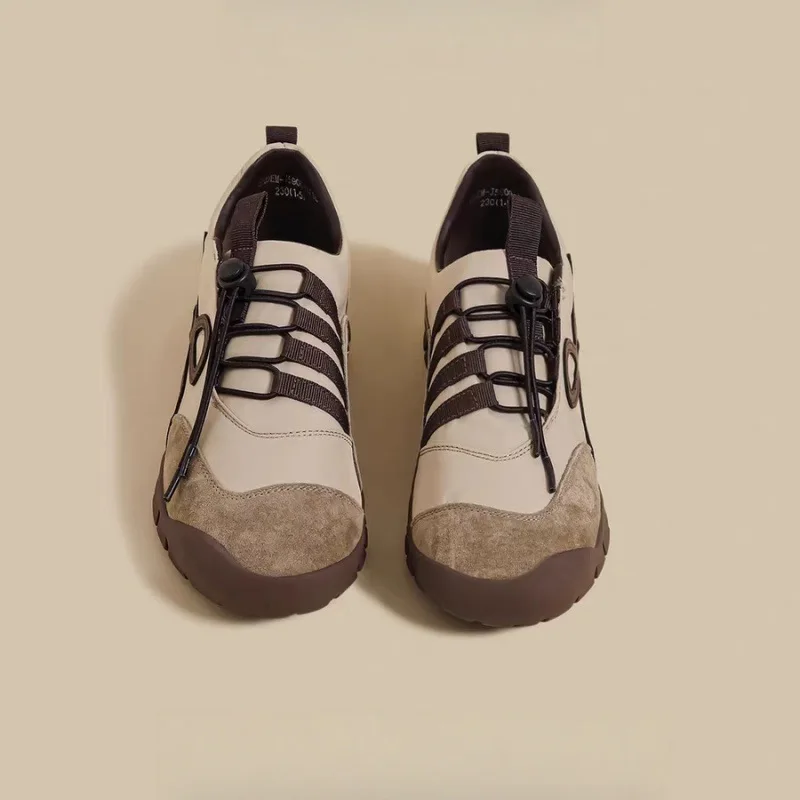 

Women's shoes 2026 autumn new item thick soled women's brown sports dad shoes for women