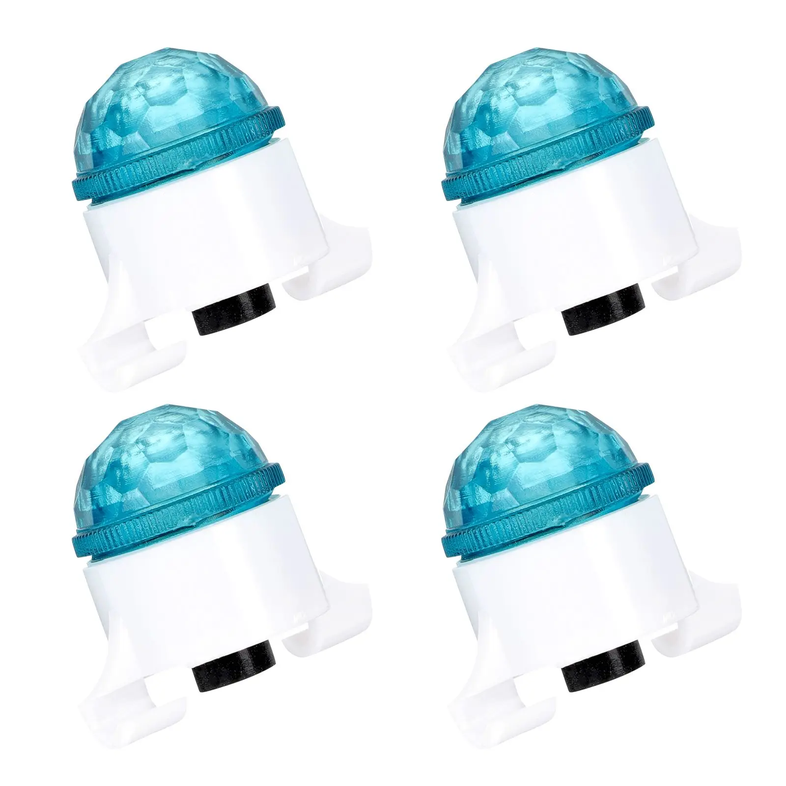 

4 Pcs ABS Material Professional Fishing Night Lamps Durable Multipurpose Sea Rod Alarm Light for Outdoor Activities