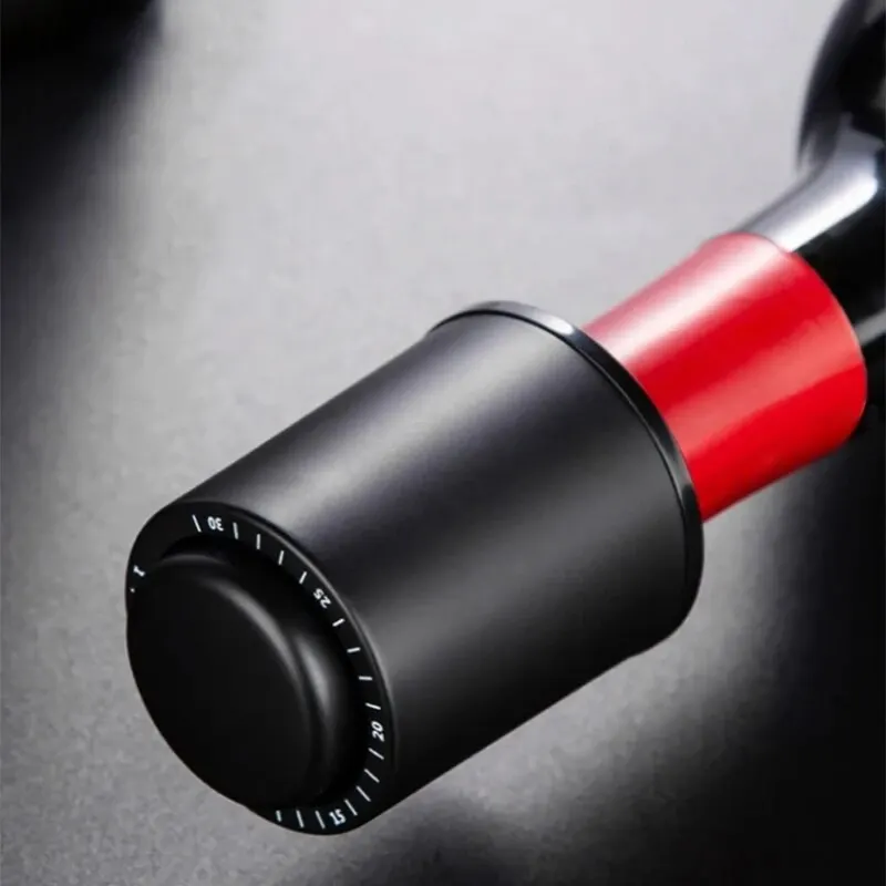 Wine Plug Vacuum Retain Freshness Champagne Stopper Red Wine Stopper Stainless Steel Wine Bottle Cap Leak-Proof Sealing image 4