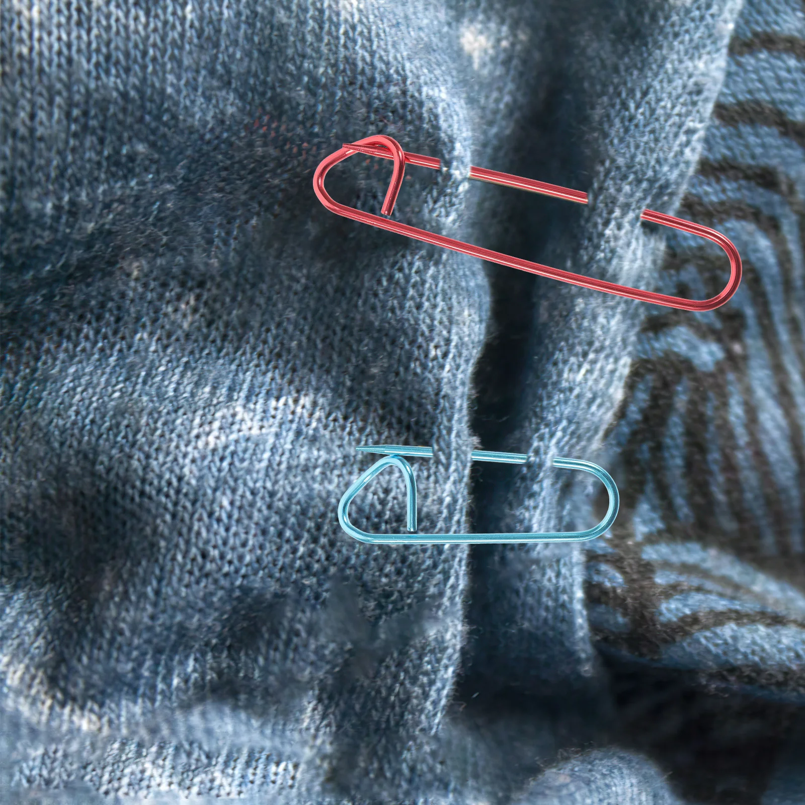 

50pcs Anti-Unraveling Safety Pin U-Shape Needles Stitch Holders For Knitting Crochet Diy Sewing Tools Bending Needle Holder