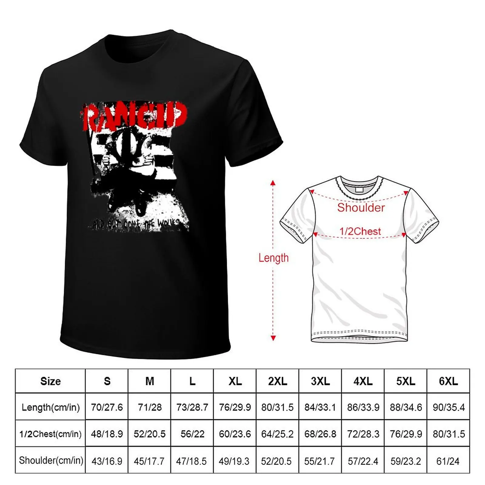 original of rancid T-Shirt Functional Casual Short Sleeve Tee