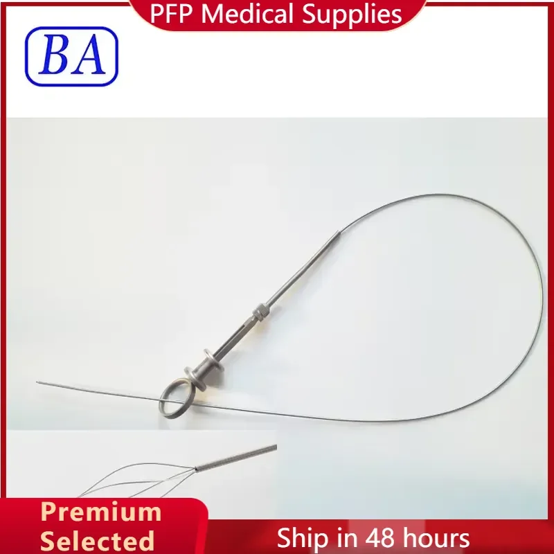 AP02 Stainless Steel Urology Stone Retrieval Baskets Manual Power Source Ureteral and Kidney Stone Basket
