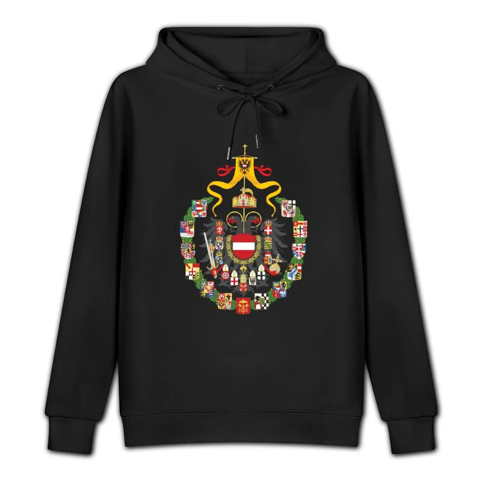 HRE House Of Habsburg Coat Of Arms Pullover Hoodie autumn clothes korean style clothes men's clothes new hooded tee