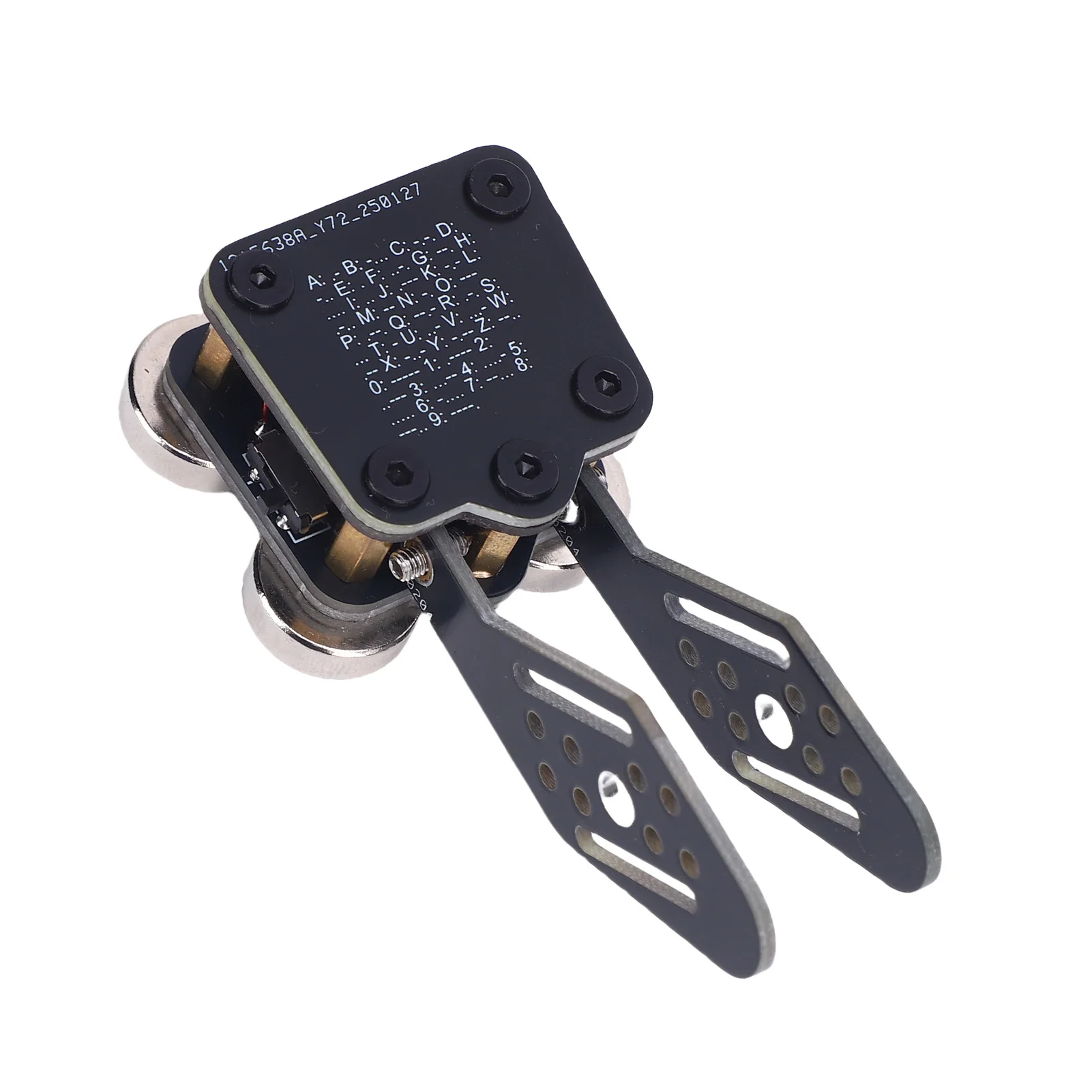 CW Keyer المدرب التلقائي PCB 4 Nd قواعد المغناطيس مجداف مزدوج مفتاح مورس التلقائي مجداف مزدوج مفتاح مورس
