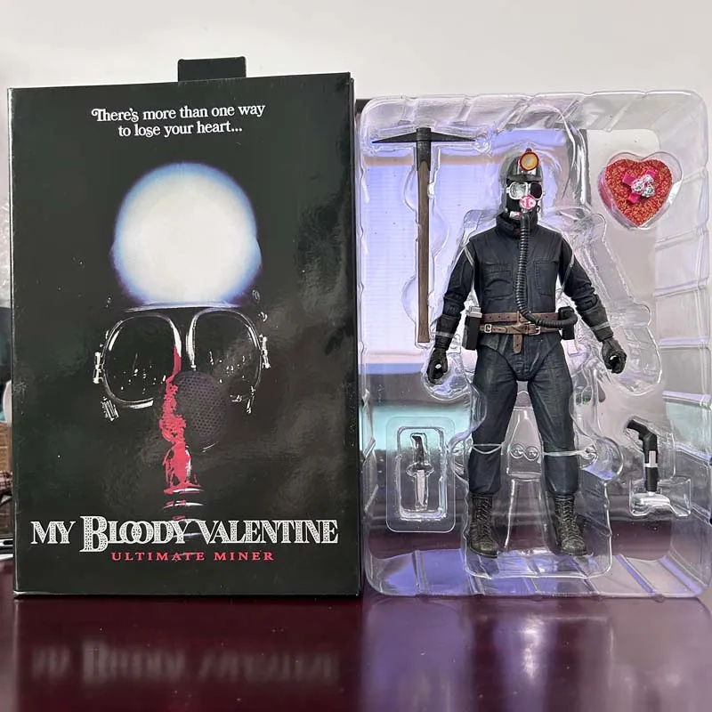 NECA Figure My Bloody Valentine Coal Miners Action Figure Model Toys Joint Movable Doll Room Decor Collection Gift For Friends