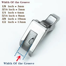SP-733 Hemmer Foot High Quality Fit Industrial Lockstitch Sewing Machine Presser Feet Sewing Machine Parts 6 Sizes