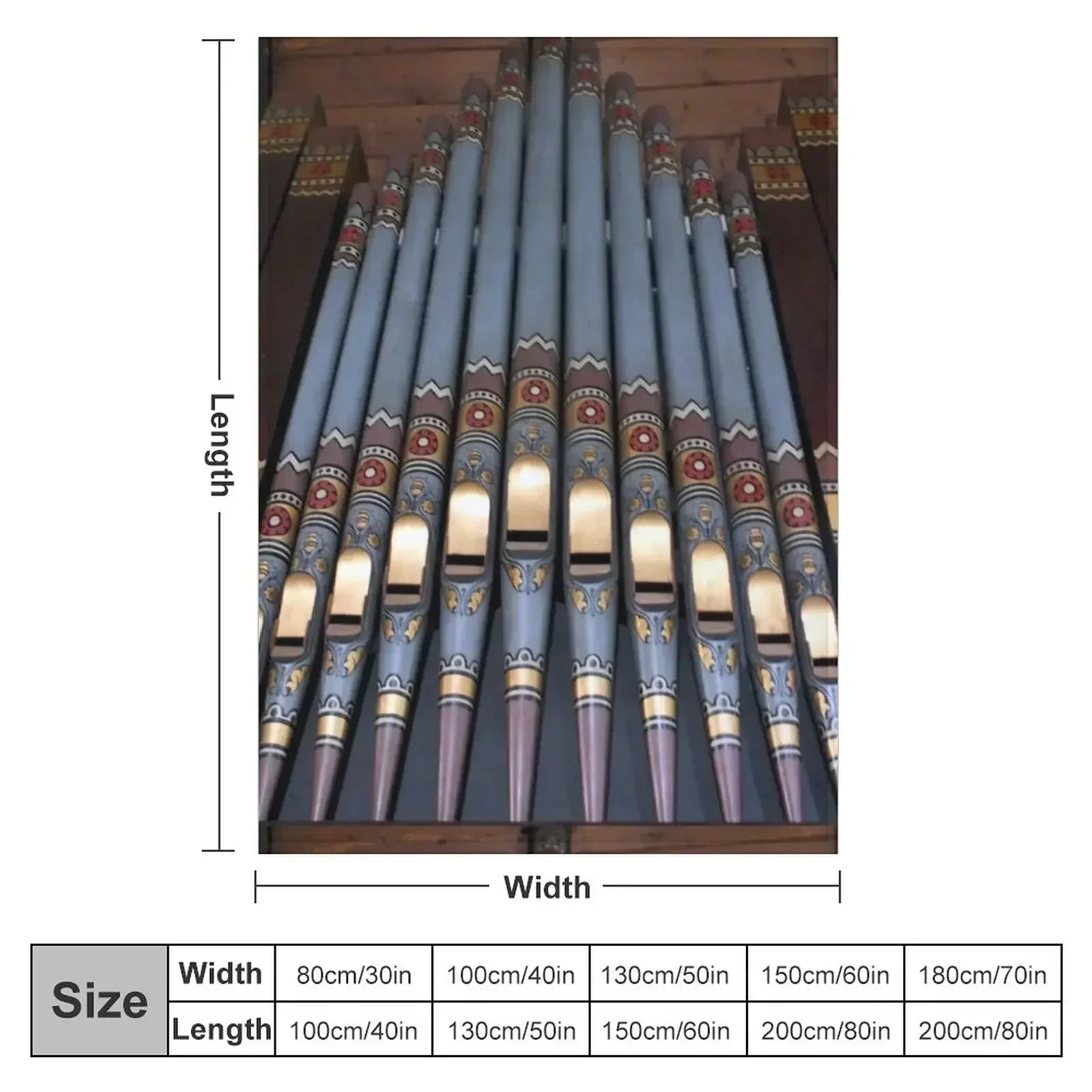 Church Organ Throw Blanket Furrys Furry Nap Blankets