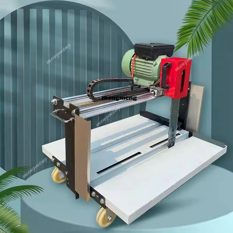 Electric gas block brick cutting machine Small light brick mobile cutting machine Hand saw construction site