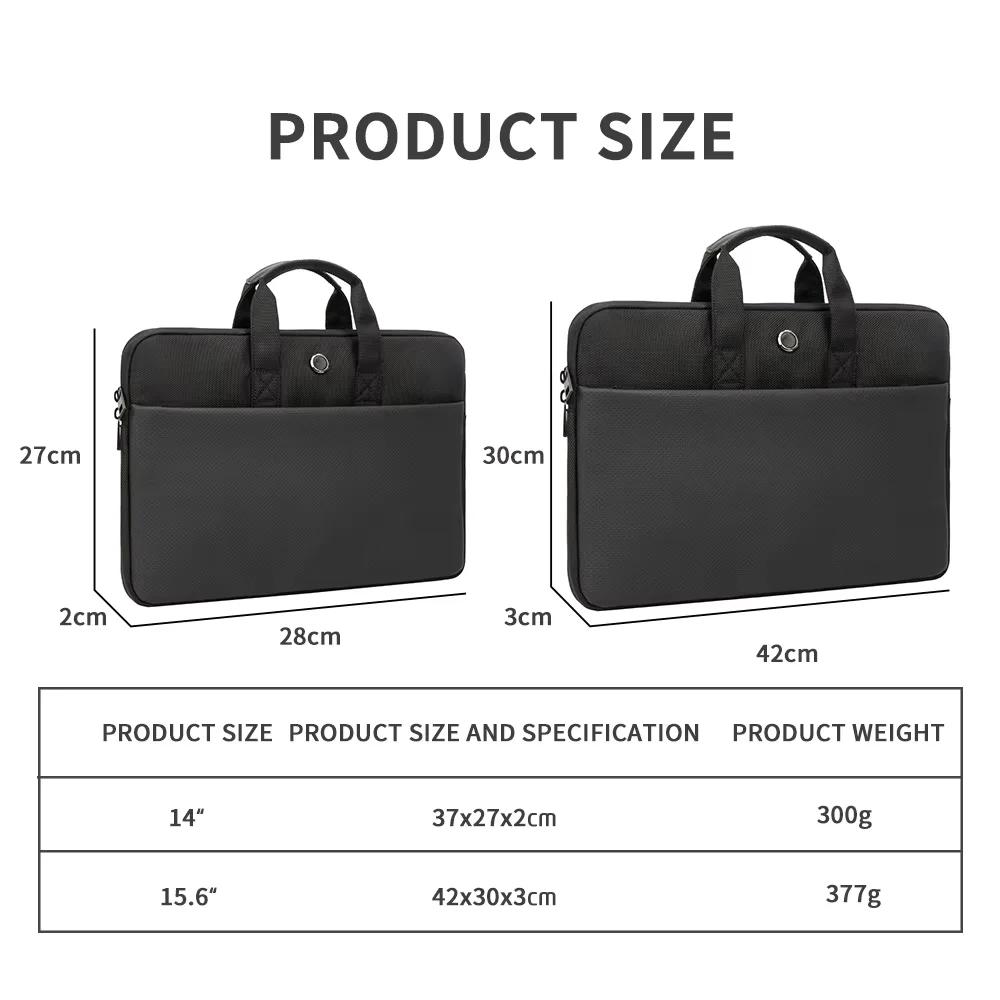 Laptop Bag 14 15.6 Inch Notebook Handbag For Macbook Case Portable Laptop Sleeve For HP Dell Acer Computer Briefcase Travel Bags