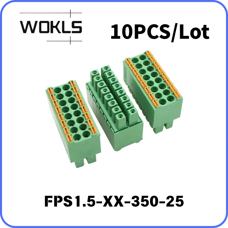 10pcs/lot 3.5mm FEMALE PCB CONNECTORPLUG-IN TEMINAL BLOCKS 15EDGKNH KF2EDGKS DFMC1.5/-ST-3.5