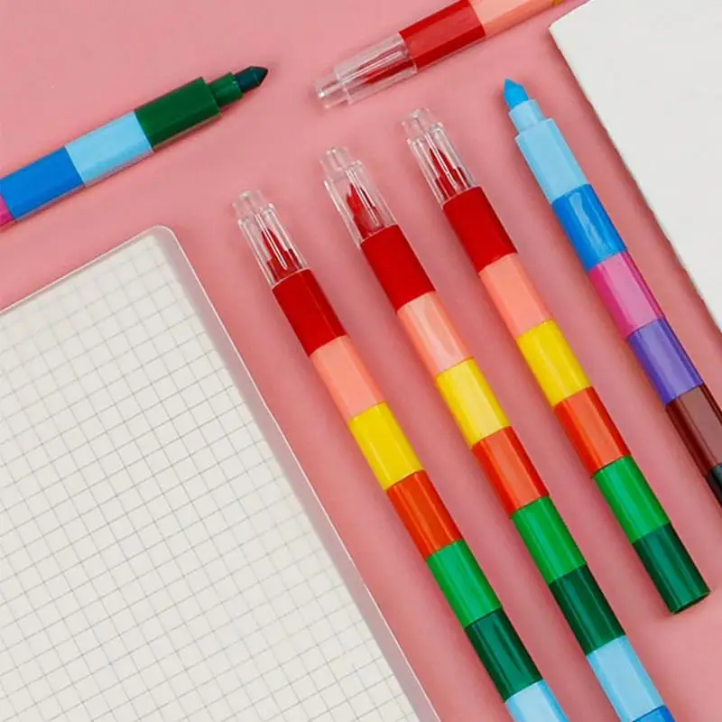 L4MD 12PCS/PACK MINI FING CRAYON CRAYN