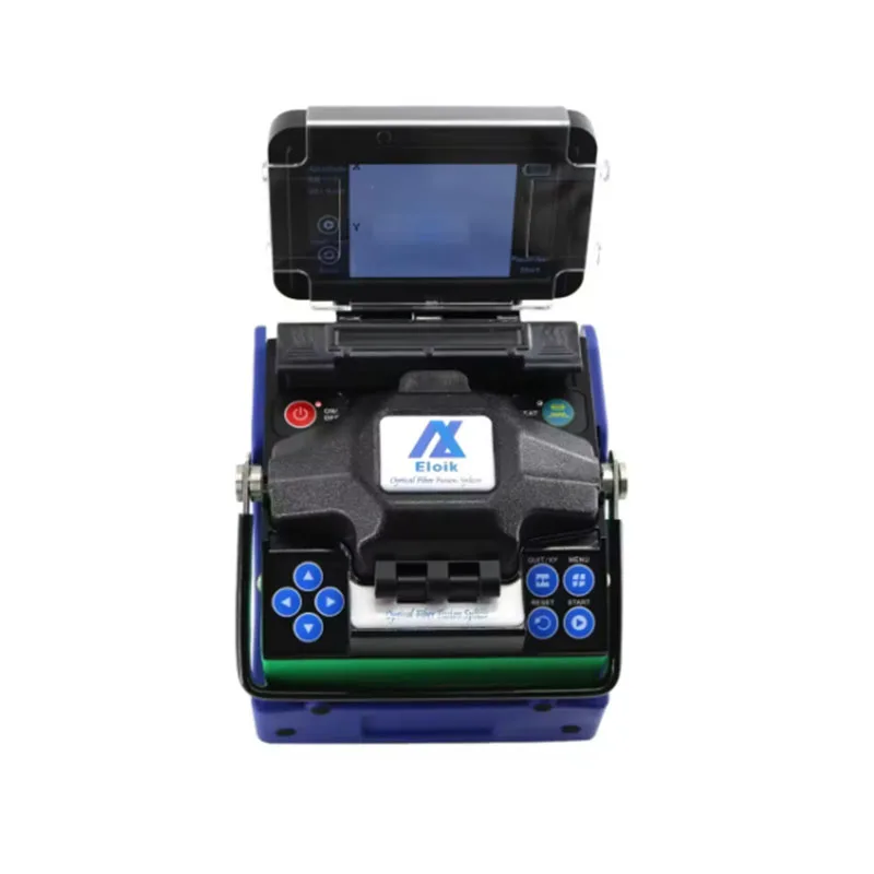 ALK-88A Automatic Fiber Fusion Splicer, Fusion Splicing Machine, Core to Core Alinhamento e Quatro Motores