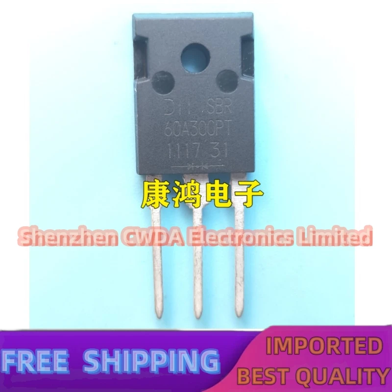 10PCS-20PCS   SBR60A300PT 60A300 TO-247  60A300V Best Quality 