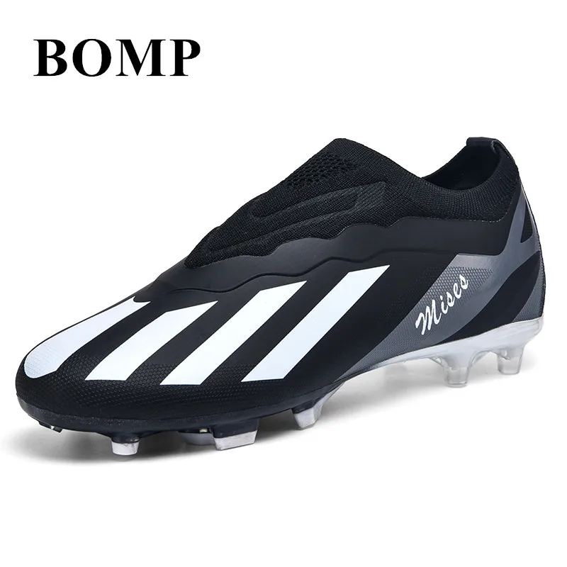 

High Quality Black Soccer Shoes For Men Outdoor Sport Soccer Shoes Men Futsal Shoes Lightweight Comfy Man Society Soccer Cleats