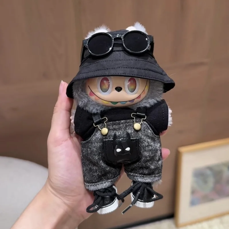 

No Doll For Labubu Big Into Energy Doll Clothes 17cm Baby Labubu Clothes Cool Set Kawaii V1 V3 Doll Clothing Accessories лабубу