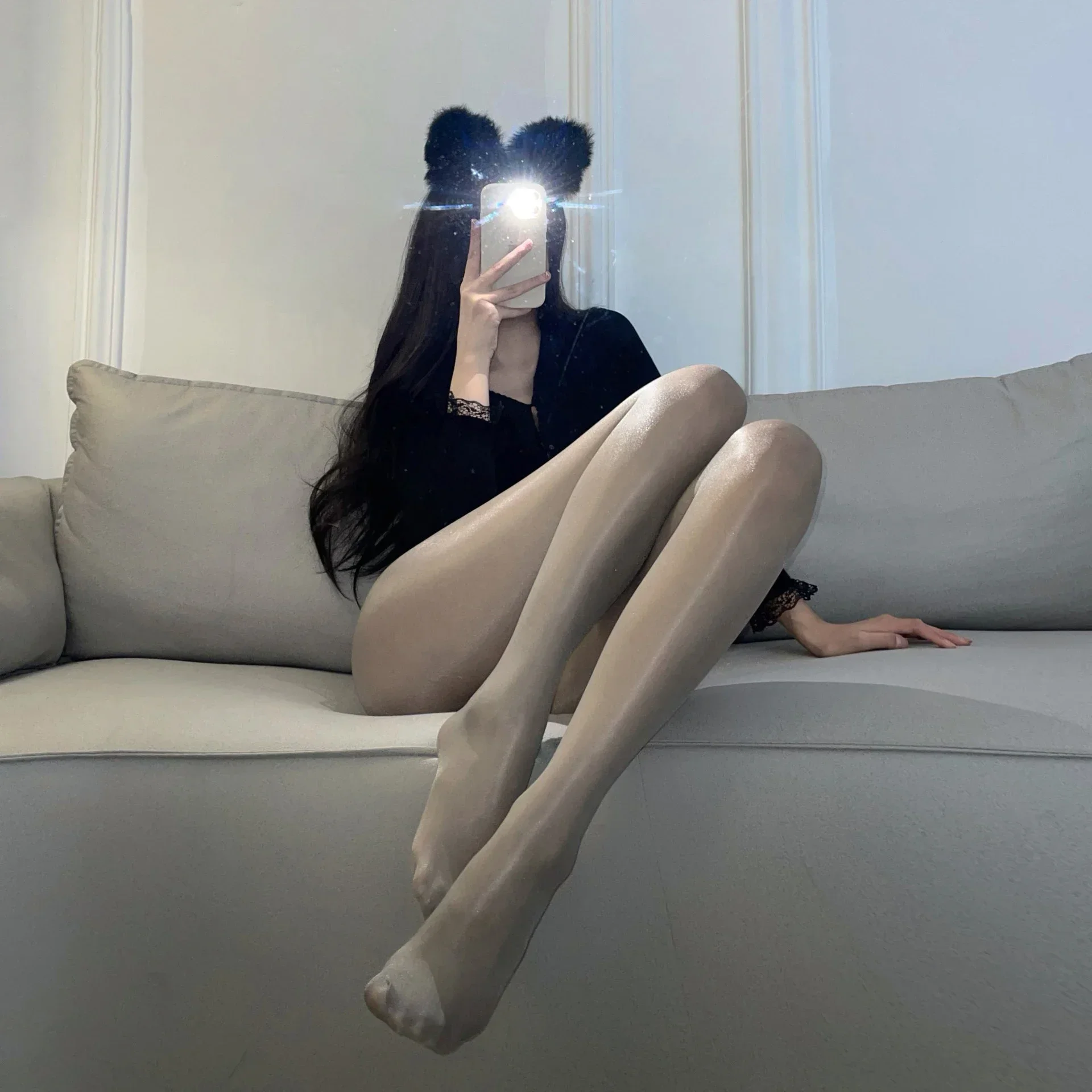 Calze sexy con reggicalze Calzini sopra il ginocchio con finiture in pizzo da donna con fiocco Calzini alti alla coscia con cinghie Calza alta alla coscia con fiocco