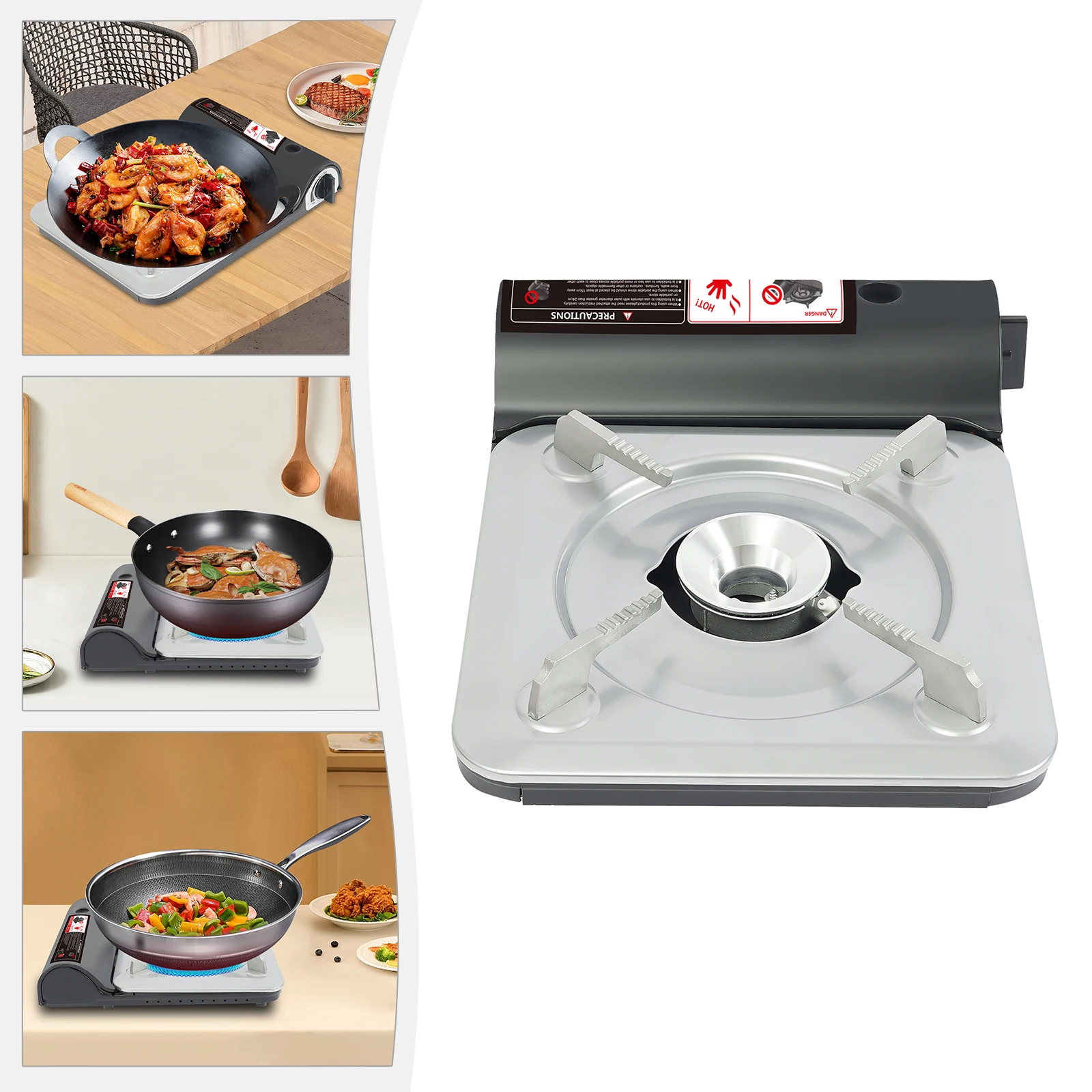 Grill de barbecue portable, poêle de camping au butane, barbecue en plein air, gaz butane liquéfié pour barbecues, fêtes, ponts, patios, restaurants