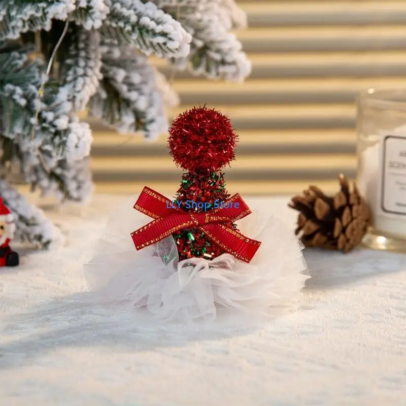 

T8UD Christmas Hairpin Santa Hat Hairclips Kids Party Props Cosplay Headwear Holiday Decorative Hair Clips Girls Hair Clips
