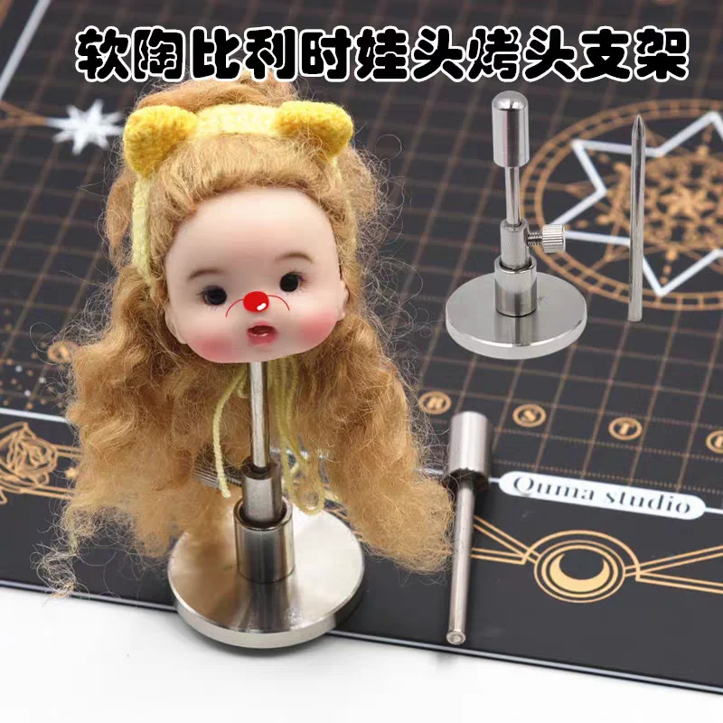 Pottery Clay Stand Pottery Modeling Installation Tool Vintage Carving Round Punch Sculpting Tools Clay Mode Stand Scaffold Brack