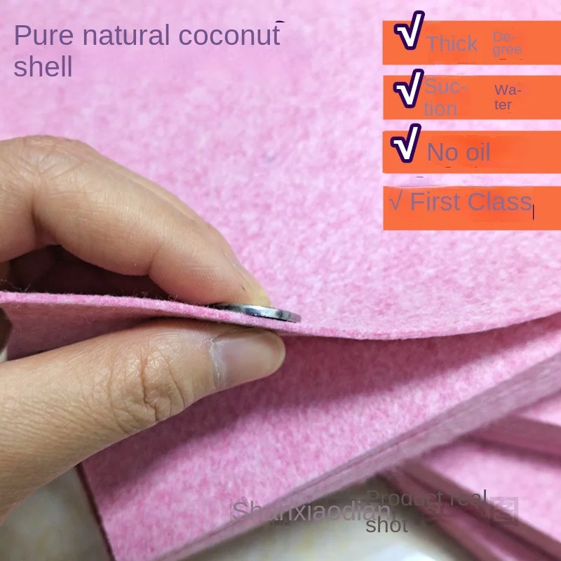 Coconut shell rag dishwashing non-oil absorbent hotel restaurant kitchen multi-functional cleaning scouring cloth lazy rag