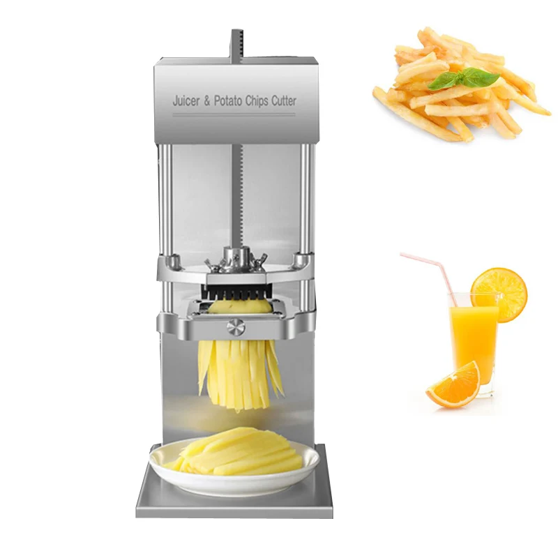 

Electric French Fries Machine Stainless Steel Kitchen Potato Carrot Strip Cutter Machine Vegetable Cutting Machine