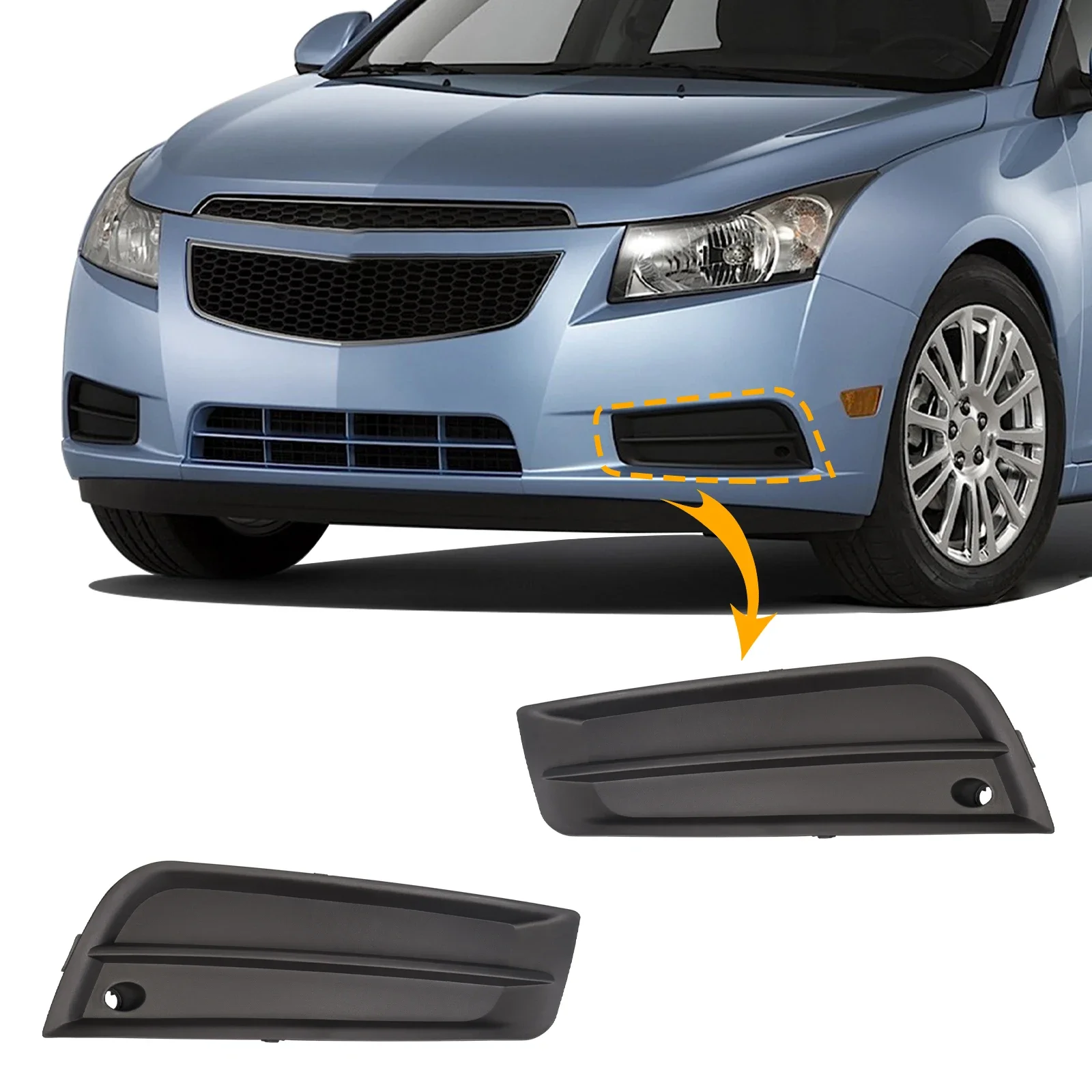 

OLANGDA противотуманная фара, гриль, рамка, абажур под передним бампером для CHEVY Cruze, аксессуары 2011 2012 2103 2014 94831149 94831