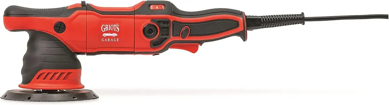 Polidor orbital aleatório Garage G9 - Polidor de dupla ação de velocidade variável de 1.000 watts e 6 polegadas - Design ergonômico confortável para Ext