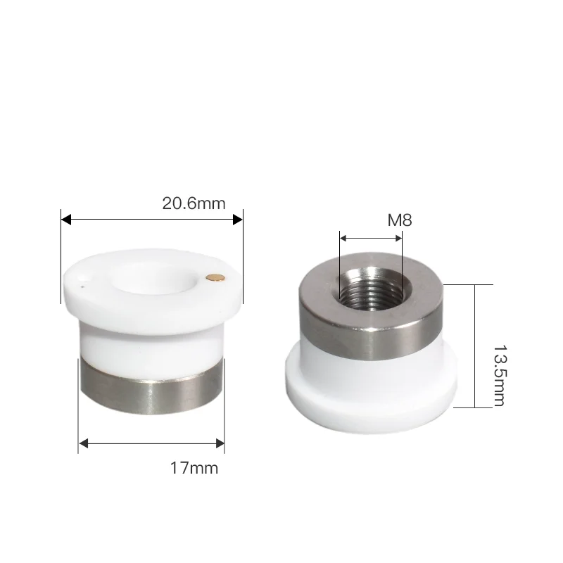 بودور الأصلي القطع بالليزر السيراميك حلقة فوهة حامل السيراميك الجسم الليزر قطع رئيس الاستشعار عازل D28 D32 D20.6M8 D31M11