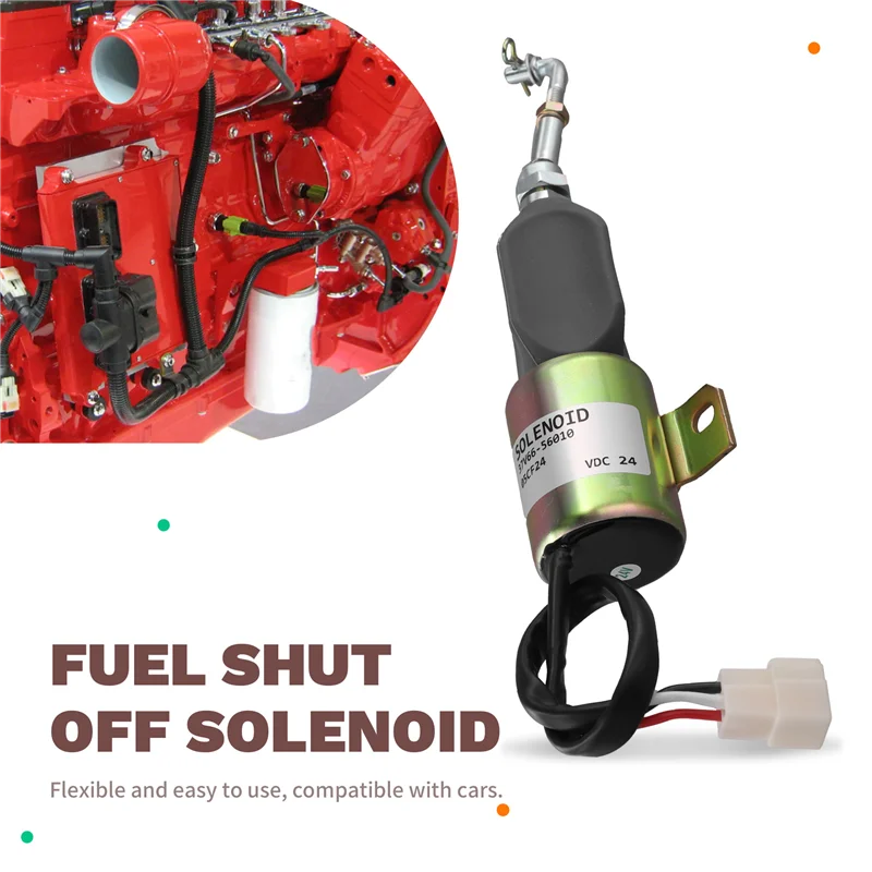 X39A-1751ES-12E6ULB1S1 P612-B5V24 37V66-56010 Соленоид отключения подачи топлива 12 В/24 В 05CF24 Соленоид остановки 1700-1512
