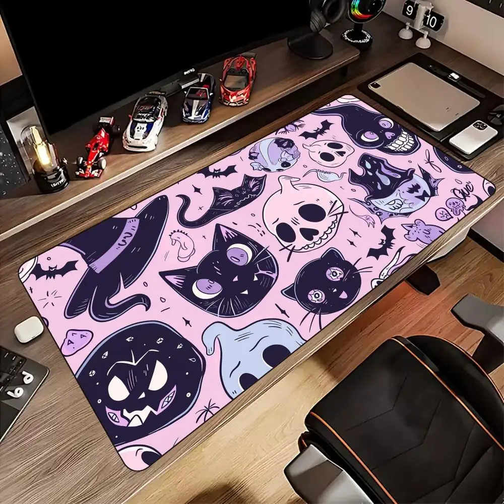 

Иллюстрация на тему Хэллоуина, коврик для мыши, настольный коврик, игровые коврики, резиновые противоскользящие прочные аксессуары для ПК, клавиатура, коврики для мыши, коврик maus