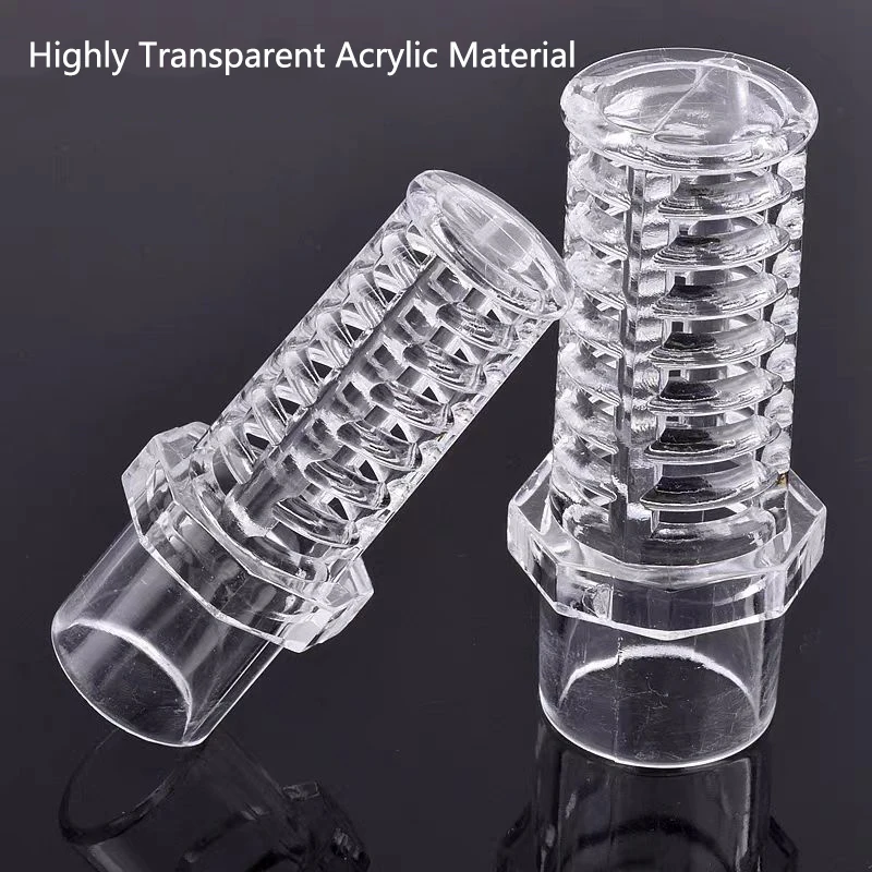 2/5Pcs Transparent Acryl Durchlässige Blumen Korb Mesh Abdeckung 20/25mm Aquarium Aquarium Wasser Einlass zaun Wasserpumpe Filter