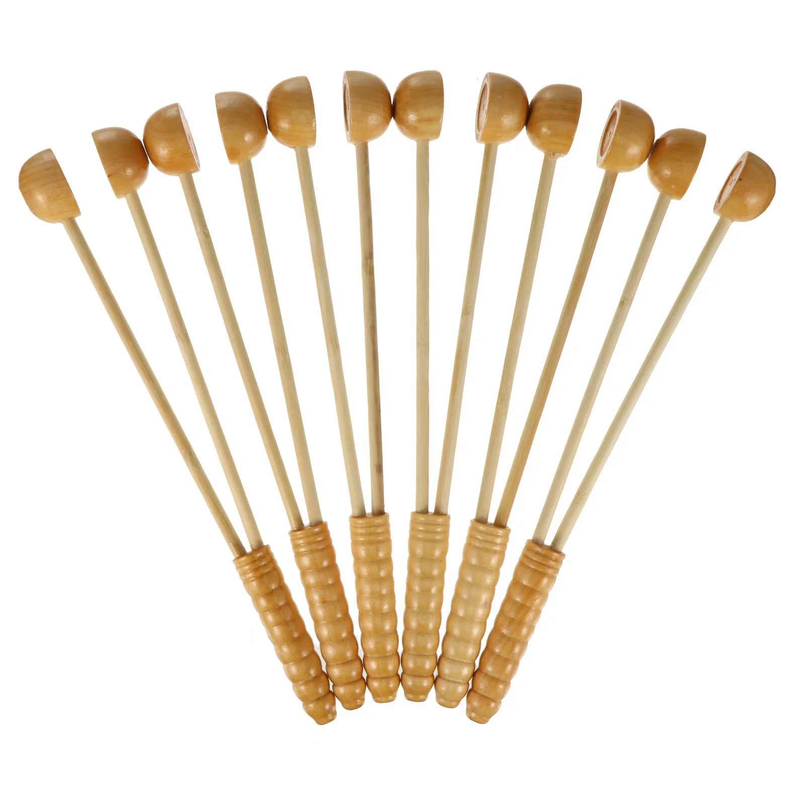 

1Set Comfortable Wooden Massage Hammers Assorted Colors Long-Lasting Functional Diversity All Ages Back Massager