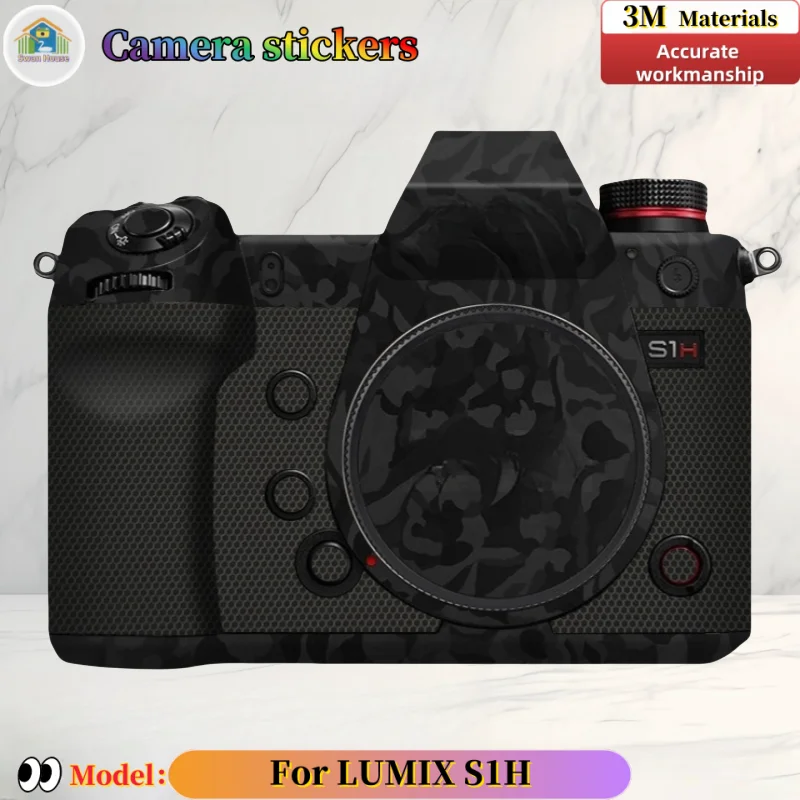 For LUMIX S1H Camera stickers, DIY skin,Precision tailoring wear-resistant protective film