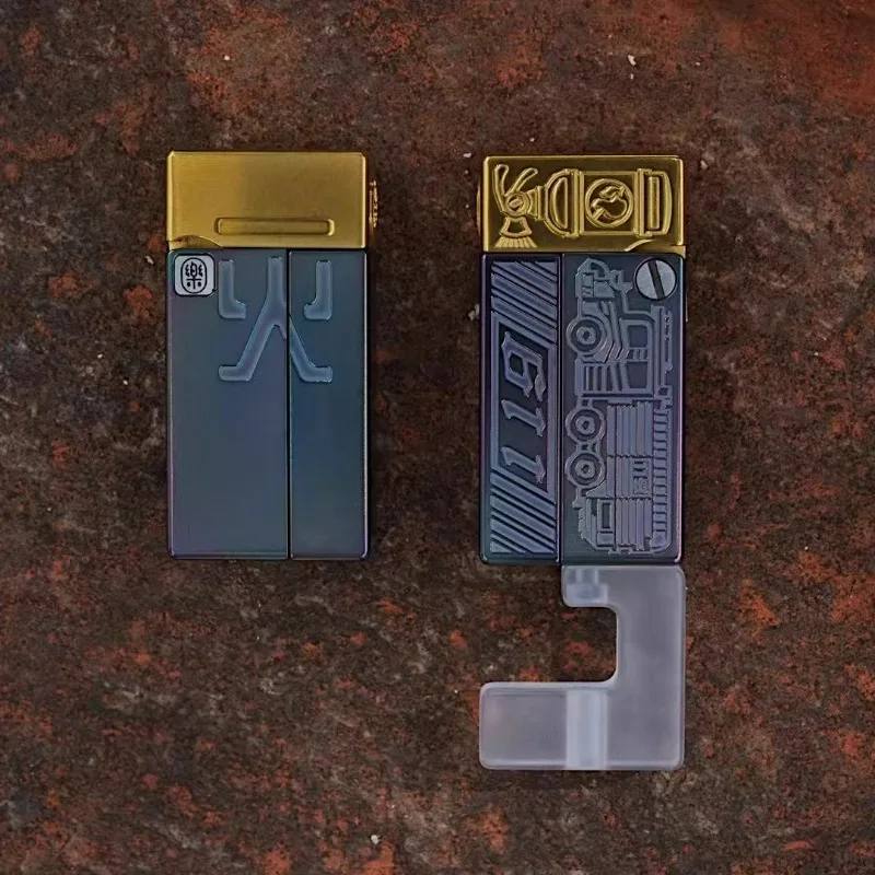 

Новинка 2025, Jianfeng YOLO STUDIO, огнетушитель из циркониевого сплава, EDC, механическая металлическая карта, декомпрессионная настольная игрушка в подарок