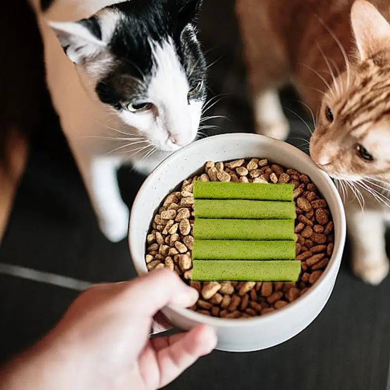 Cat Grass Teeth Grinding Stick Pet Snacks Hairball Removal Mild Hair Row Ready To Eat Baby Cat Teeth Cleaning Cat Grass Stick