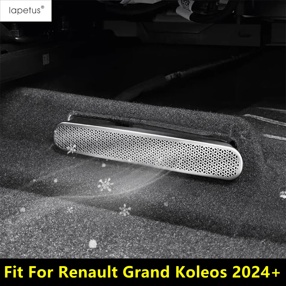 

Car Seat Under Floor AC Air Duct Vent Anti-blocking Dust Cover Kit Protection Accessories Fit For Renault Grand Koleos 2024 2025