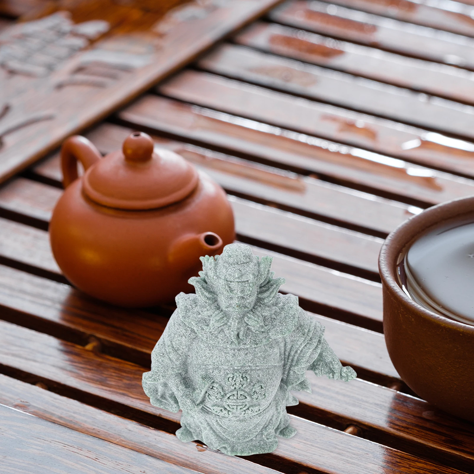 

1pc Mini Sandstone Small Tabletop Sculpture For Home Vintage Crafts Decor Vintage Craft Statue Tea Room Decoration