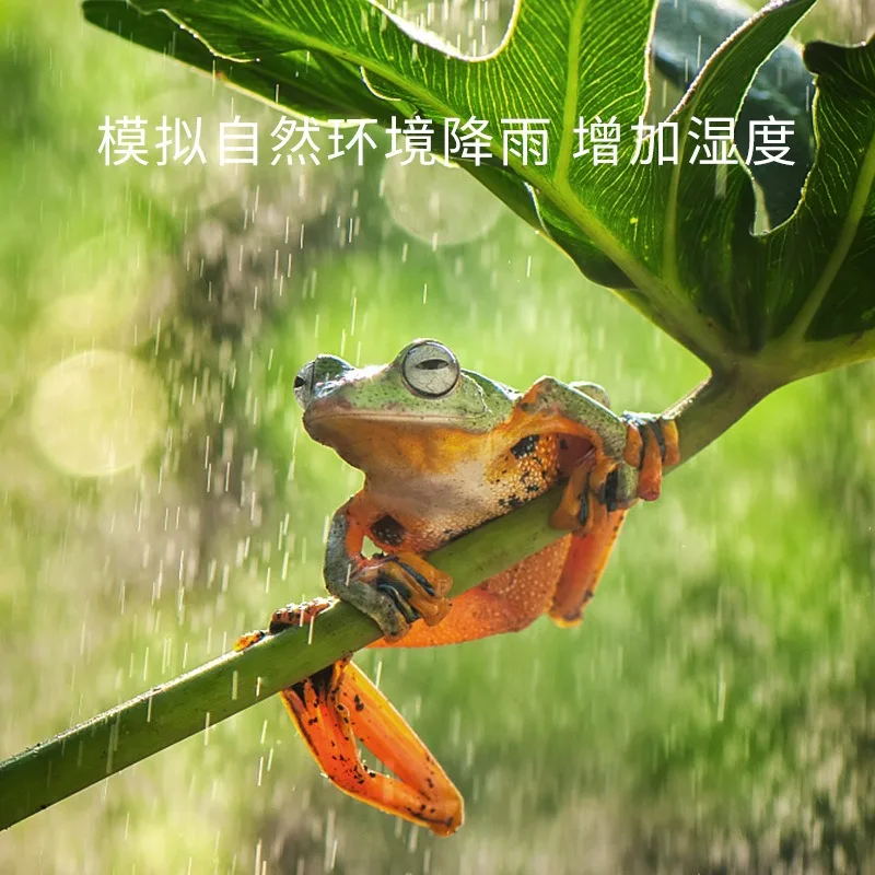 Reptile Humidifier Automatic Misting Fogger Smart Rainforest Sprayer For Tree Frog Chameleon Lizard Terrarium